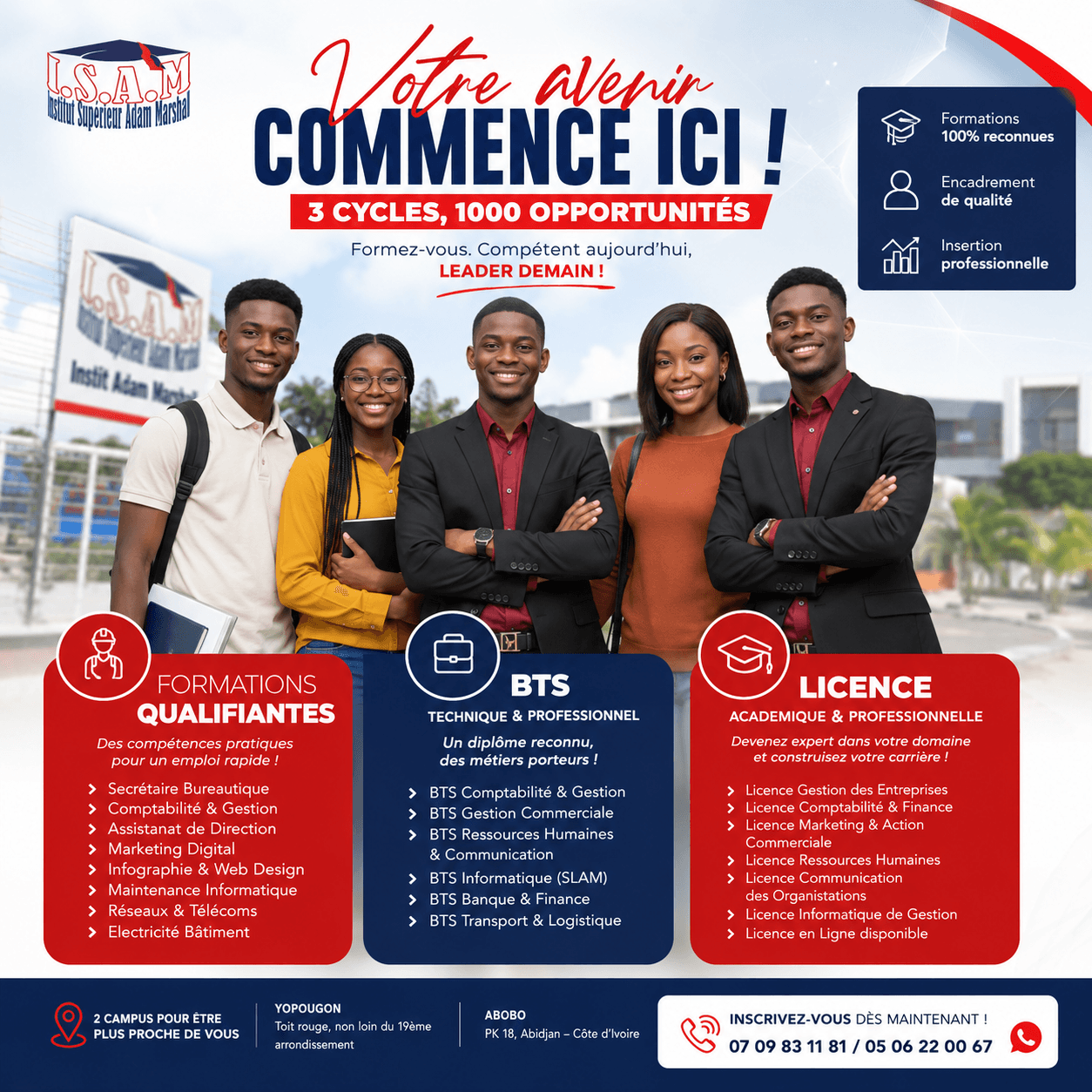 Campagne BTS ISAM-CI